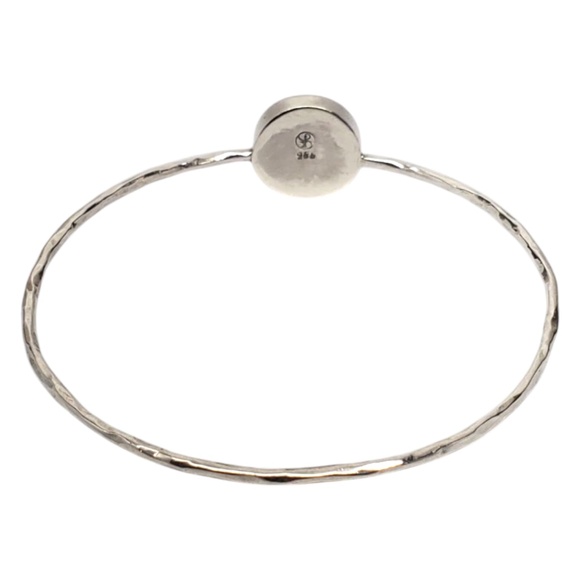 Sterling Silver Blue Kyanite Bangle Bracelet # 20945 - Picture 3 of 12